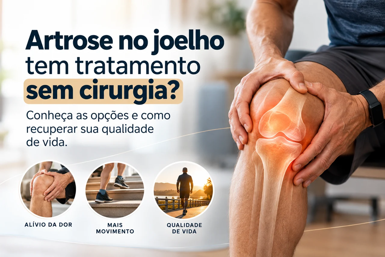 Artrose no joelho: opções de tratamento, alívio da dor, movimento e qualidade de vida